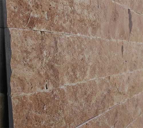 Red Travertine Splitface